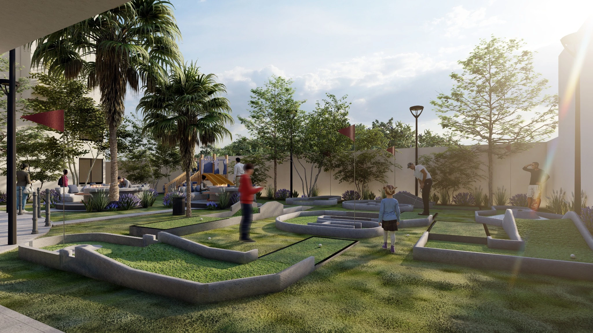 Render de Mini Golf
