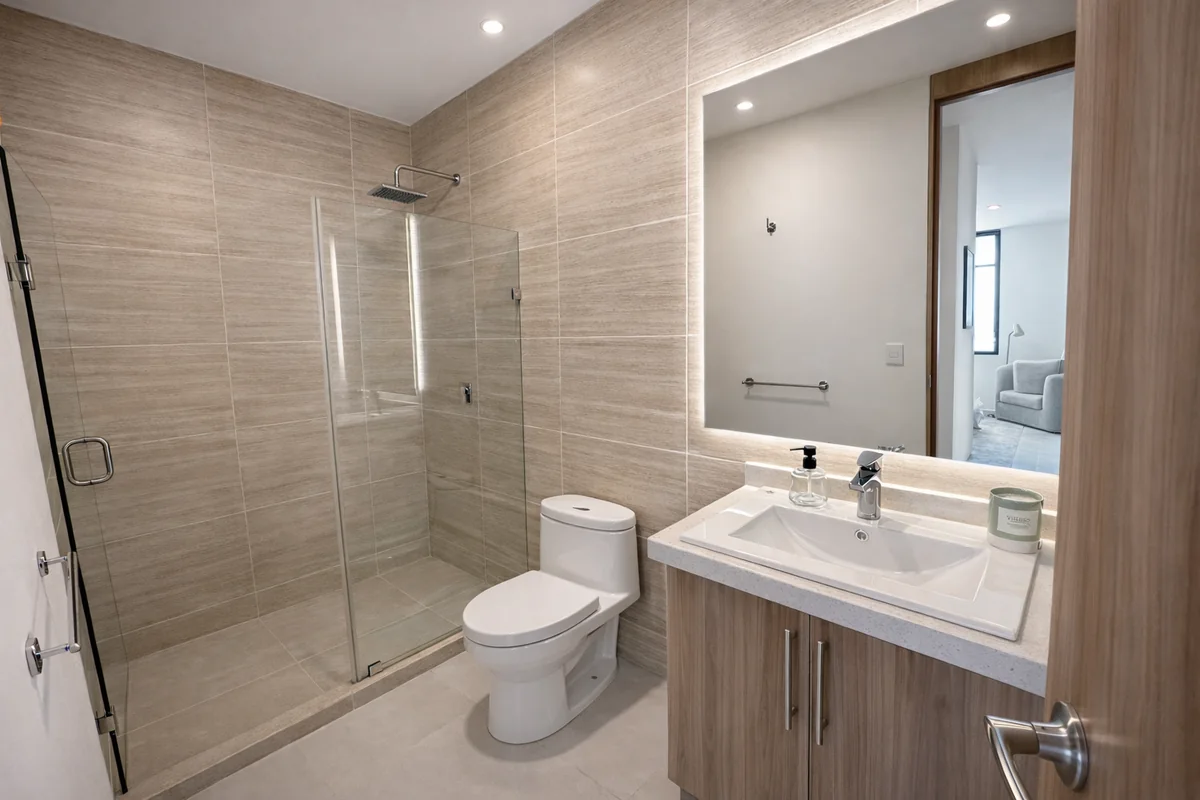 Baño de departamento ALTIUS