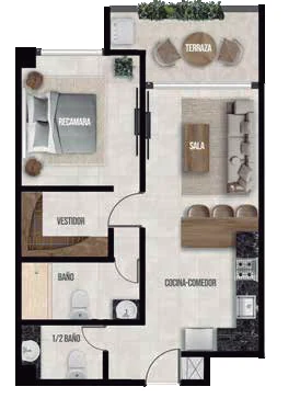 Plano modelo Aria ALTIUS